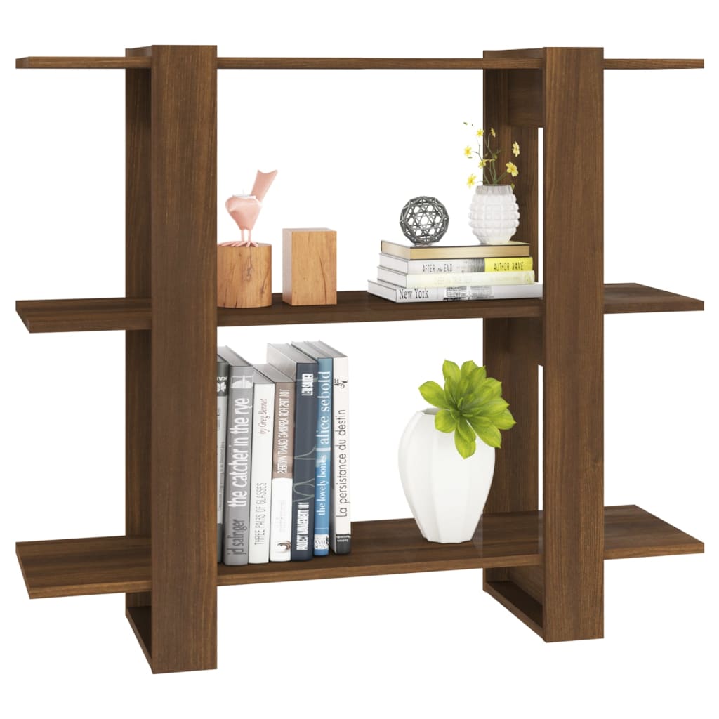 Bibliothèque/Séparateur de pièce Chêne marron 100x30x87 cm - XIOS