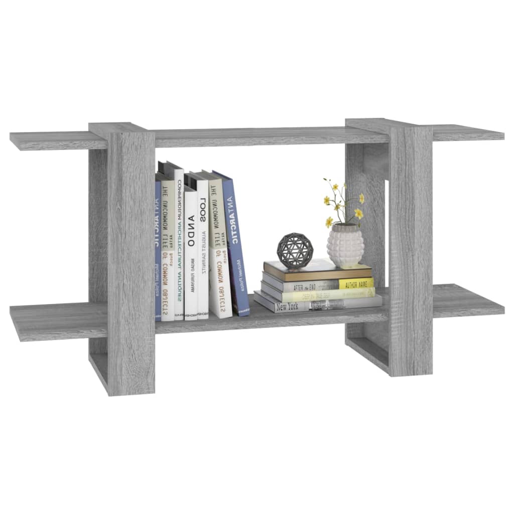 Bibliothèque Sonoma gris 100x30x51 cm Bois d'ingénierie - XIOS