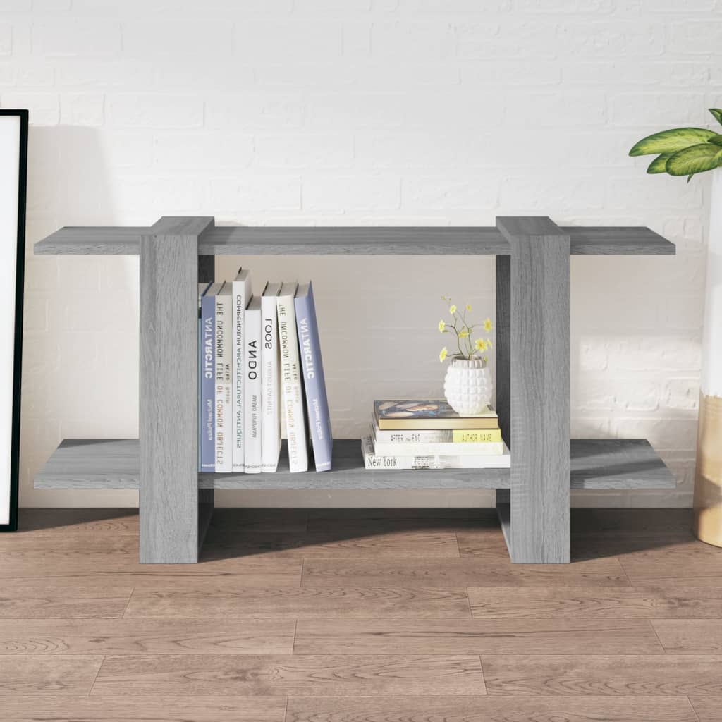 Bibliothèque Sonoma gris 100x30x51 cm Bois d'ingénierie - XIOS