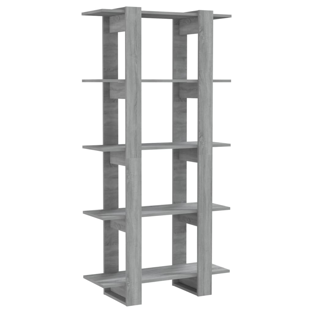 Bibliothèque/Séparateur de pièce Sonoma gris 80x30x160 cm - XIOS