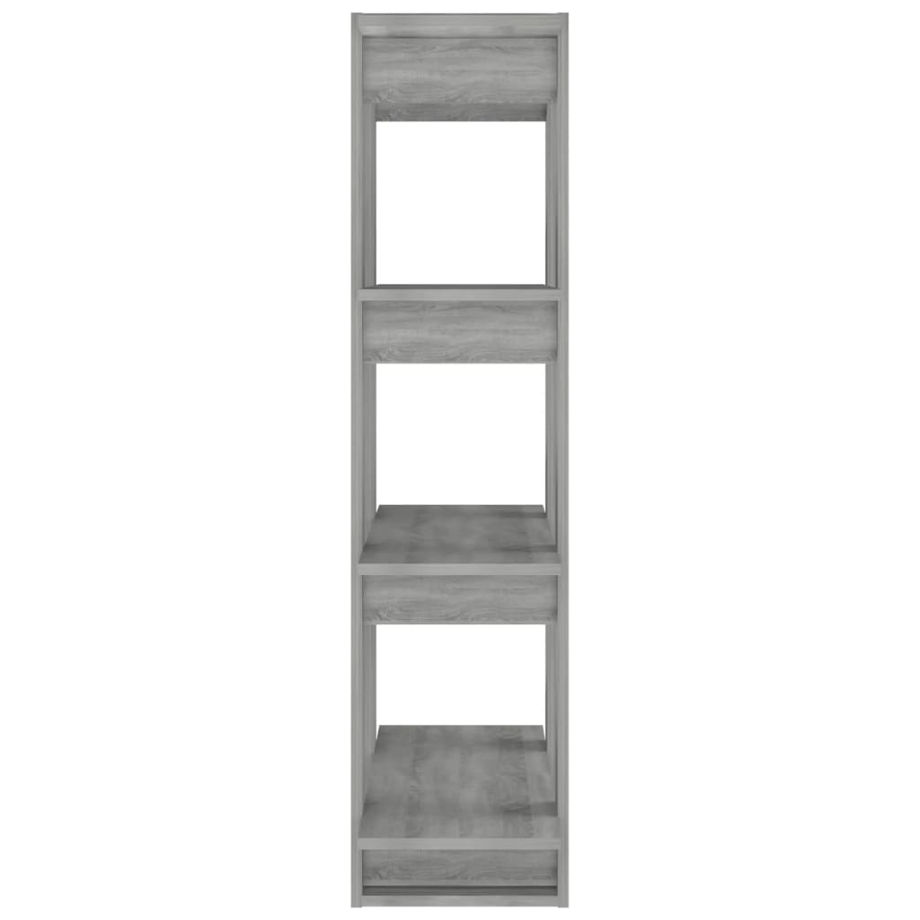 Bibliothèque/Séparateur de pièce Sonoma gris 80x30x123,5 cm