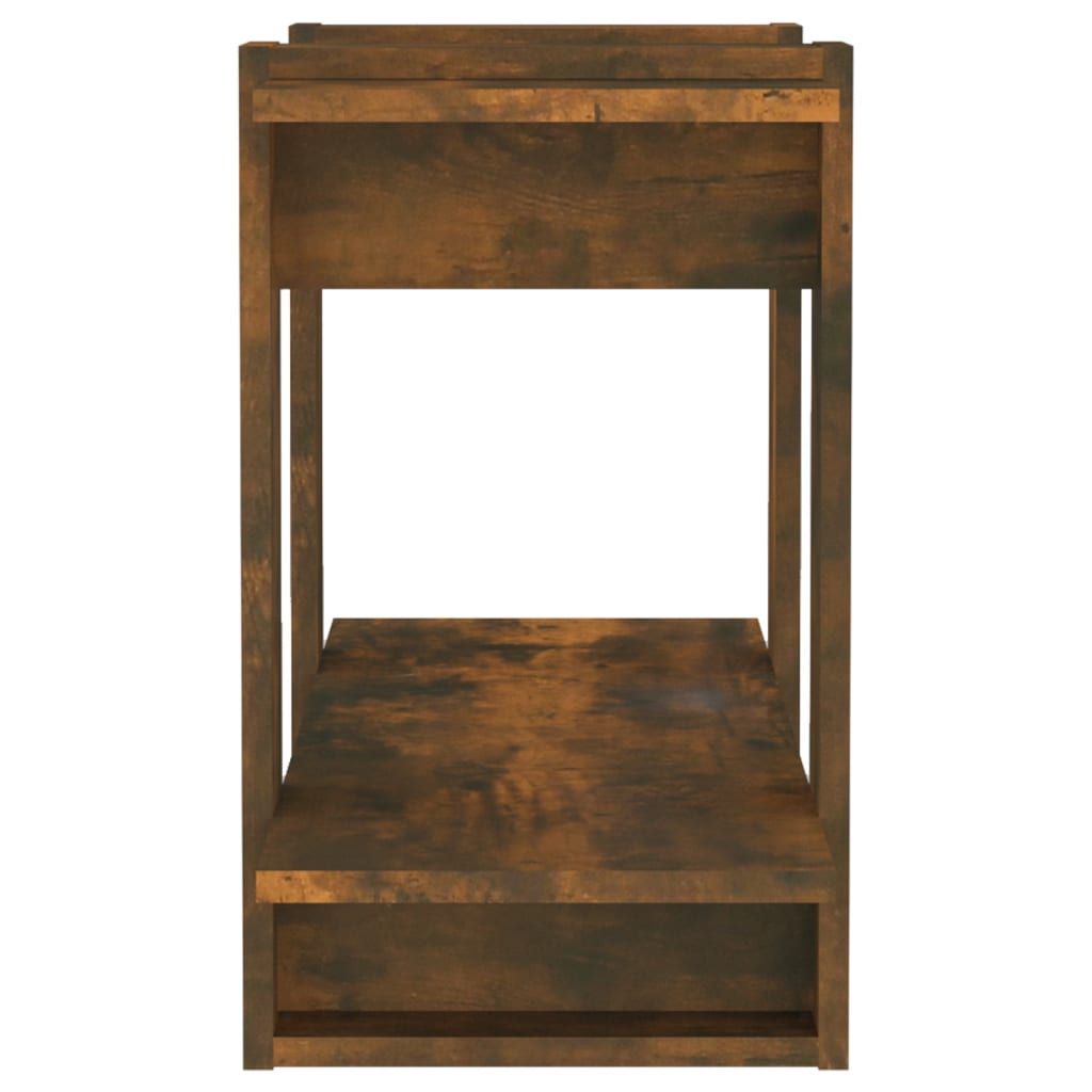 Bibliothèque/Séparateur de pièce Chêne fumé 80x30x51 cm - XIOS