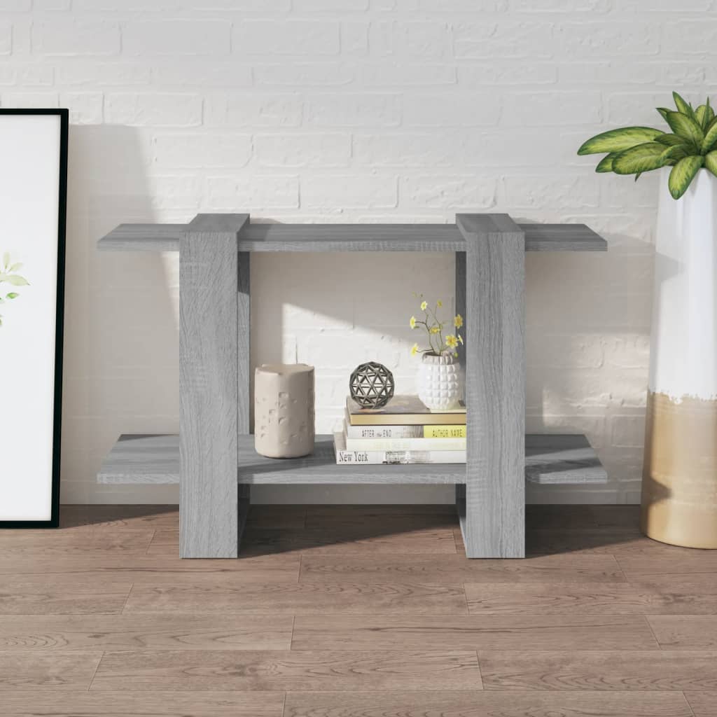 Bibliothèque/Séparateur de pièce Sonoma gris 80x30x51 cm - XIOS