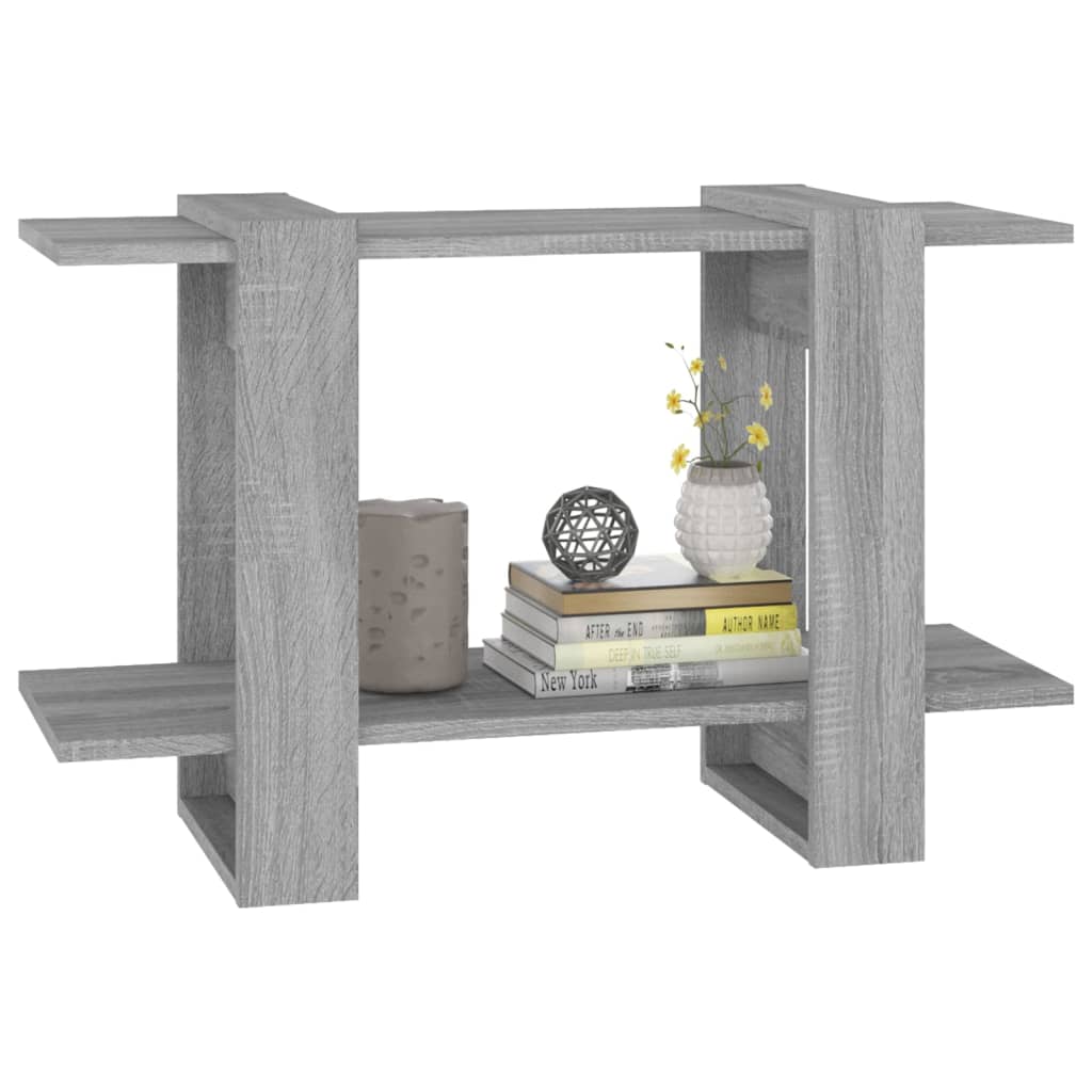 Bibliothèque/Séparateur de pièce Sonoma gris 80x30x51 cm - XIOS