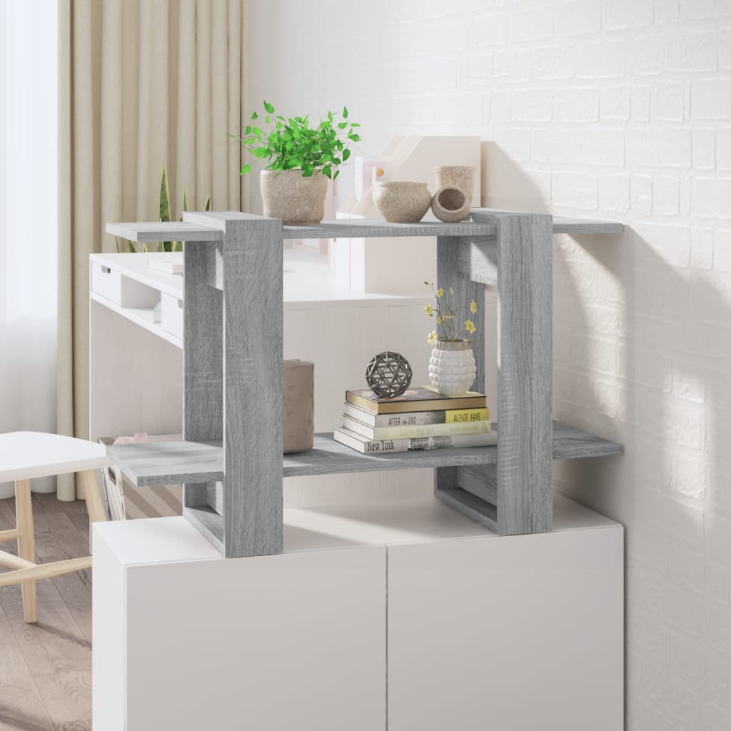 Bibliothèque/Séparateur de pièce Sonoma gris 80x30x51 cm - XIOS