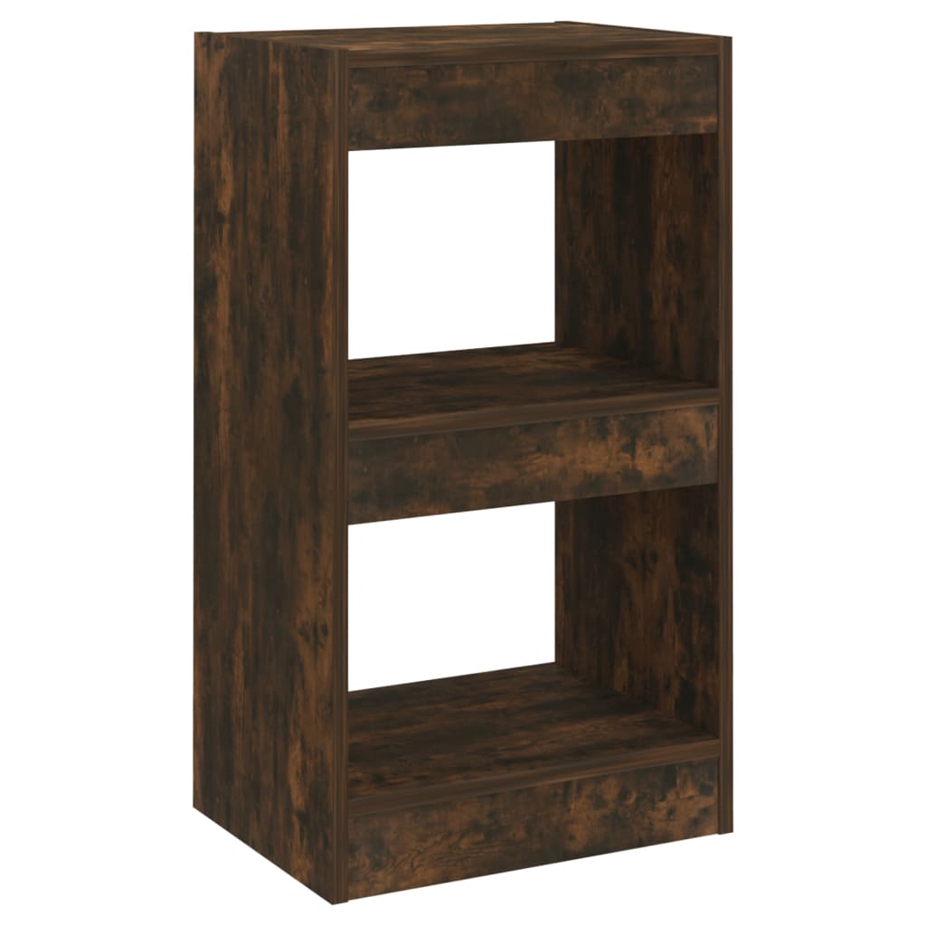 Bibliothèque/Séparateur de pièce Chêne fumé 40x30x72 cm - XIOS