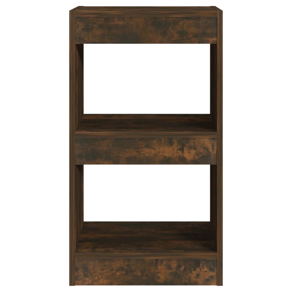 Bibliothèque/Séparateur de pièce Chêne fumé 40x30x72 cm - XIOS