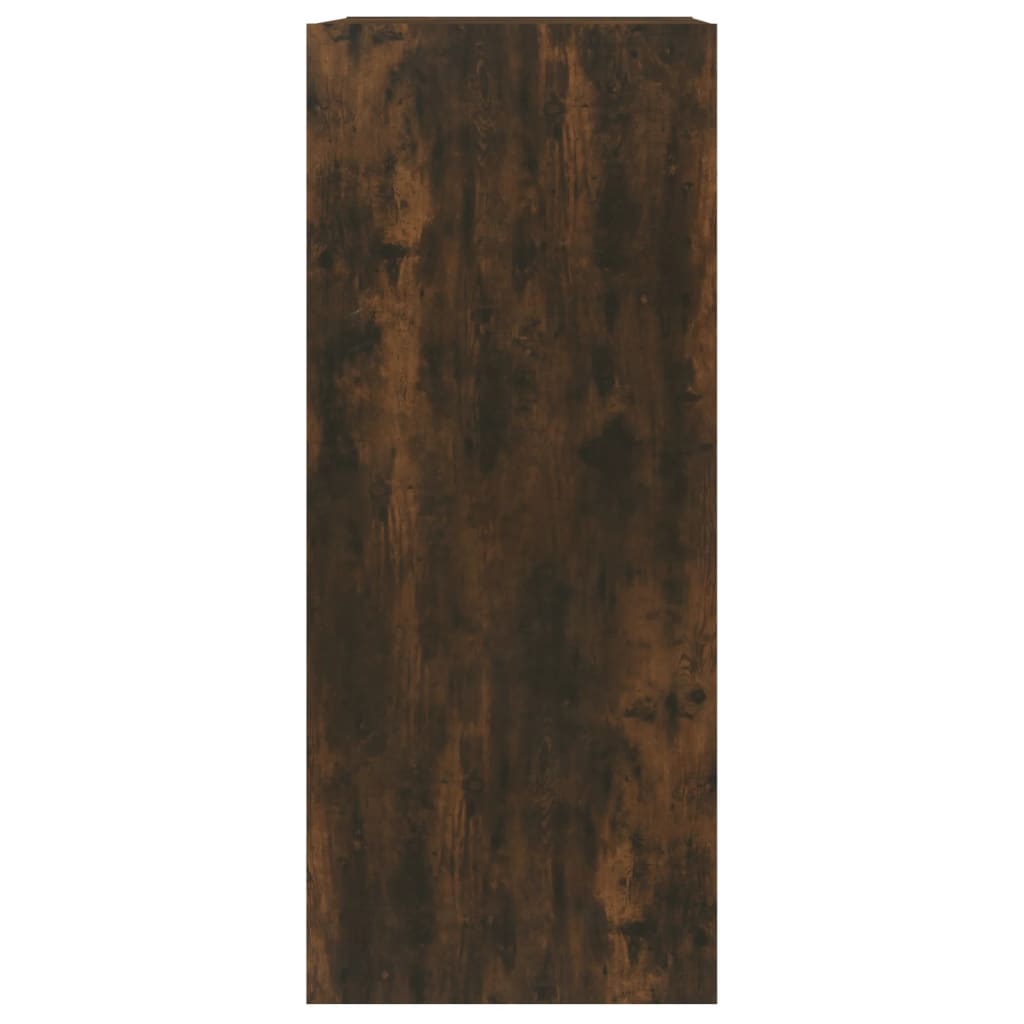 Bibliothèque/Séparateur de pièce Chêne fumé 40x30x72 cm - XIOS