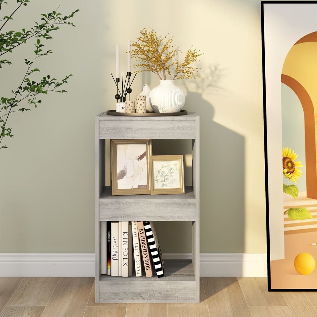 Bibliothèque/Séparateur de pièce Sonoma gris 40x30x72 cm - XIOS