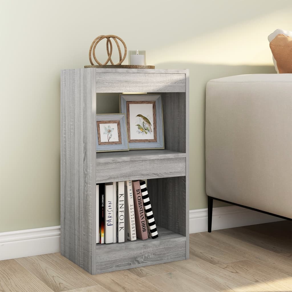 Bibliothèque/Séparateur de pièce Sonoma gris 40x30x72 cm - XIOS