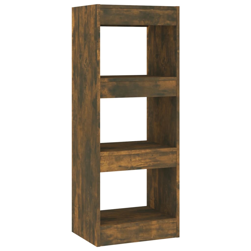 Bibliothèque/Séparateur de pièce Chêne fumé Bois d'ingénierie - XIOS