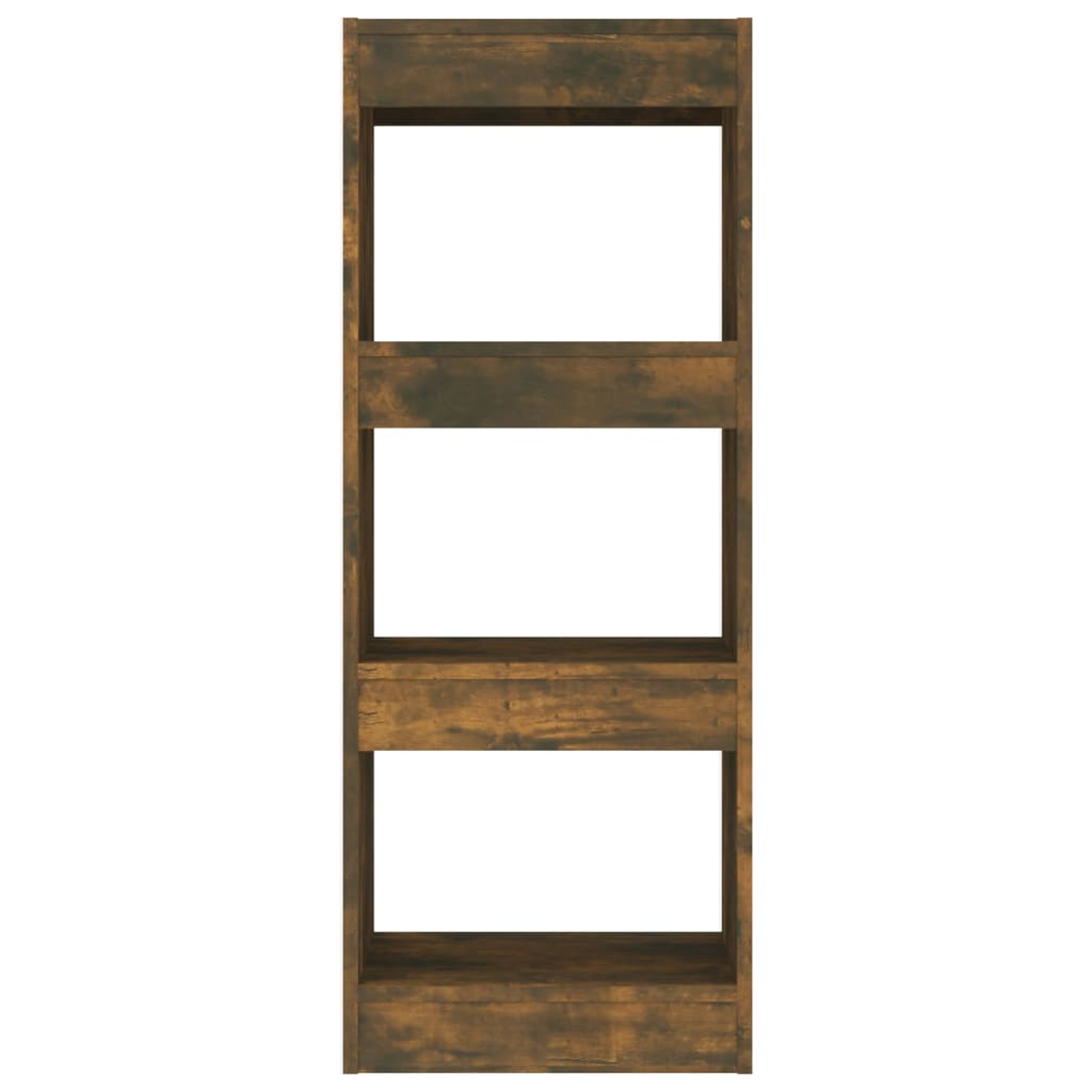 Bibliothèque/Séparateur de pièce Chêne fumé Bois d'ingénierie - XIOS