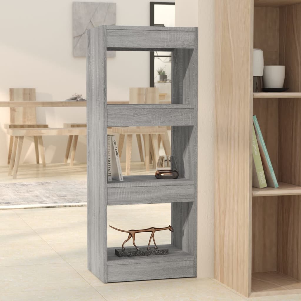 Bibliothèque/Séparateur de pièce Sonoma gris Bois d'ingénierie - XIOS