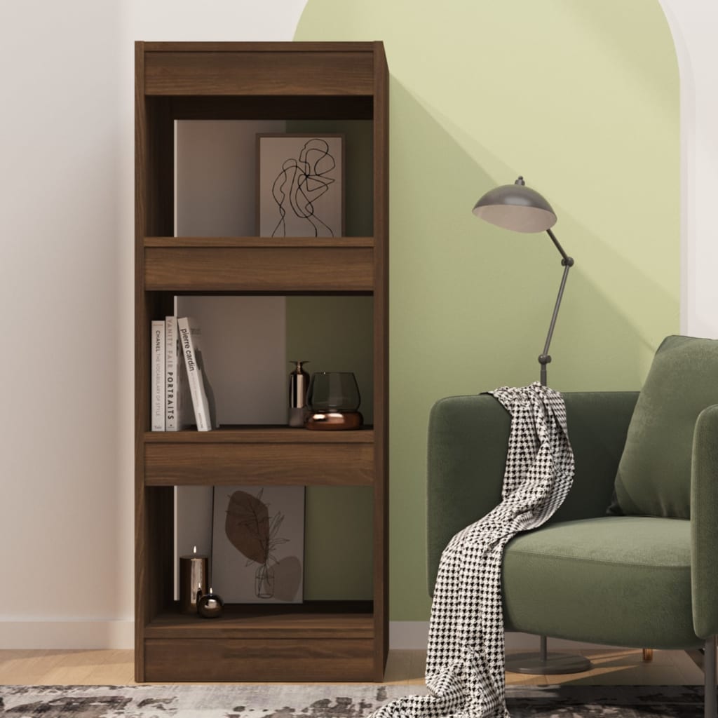 Bibliothèque/Séparateur de pièce Chêne marron Bois d'ingénierie - XIOS