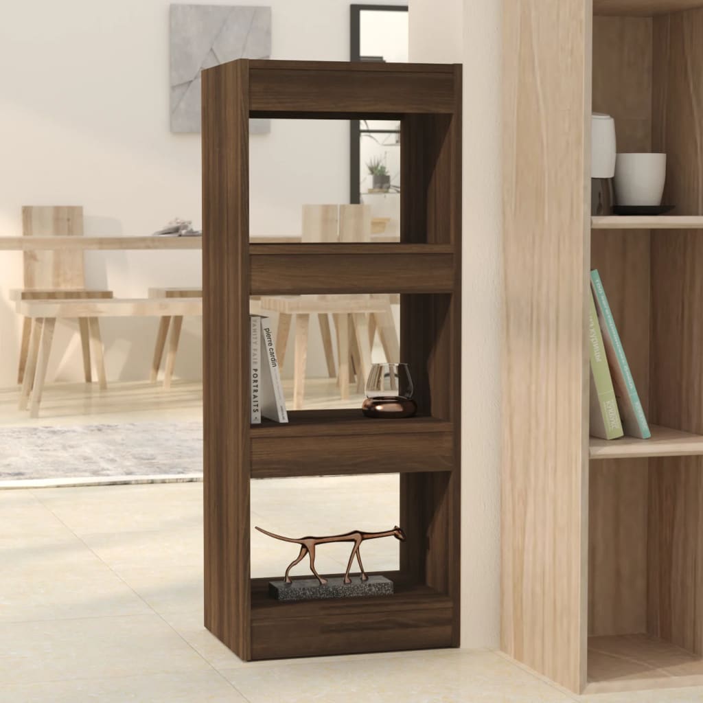 Bibliothèque/Séparateur de pièce Chêne marron Bois d'ingénierie - XIOS