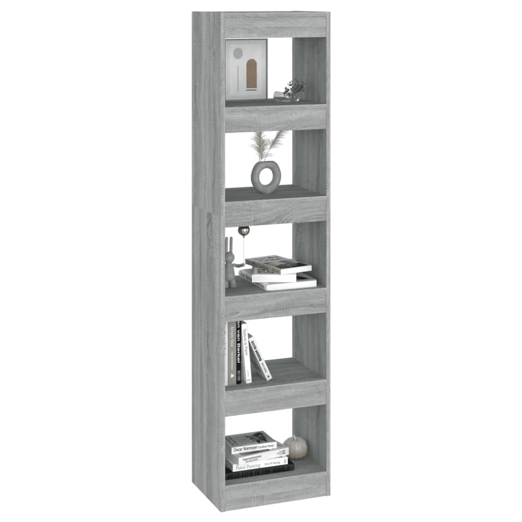 Bibliothèque/Séparateur de pièce Sonoma gris 40x30x166 cm - XIOS