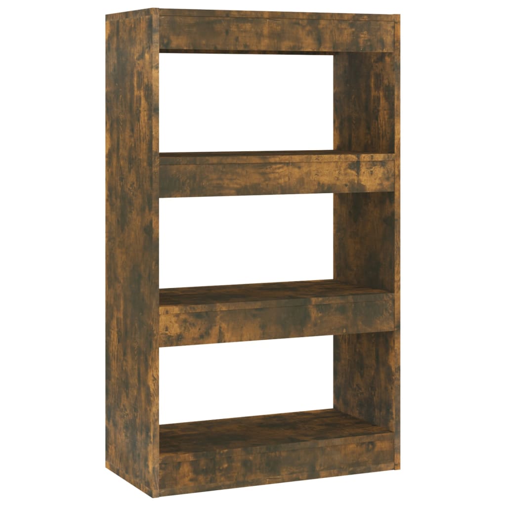 Bibliothèque/Séparateur de pièce Chêne fumé Bois d'ingénierie - XIOS