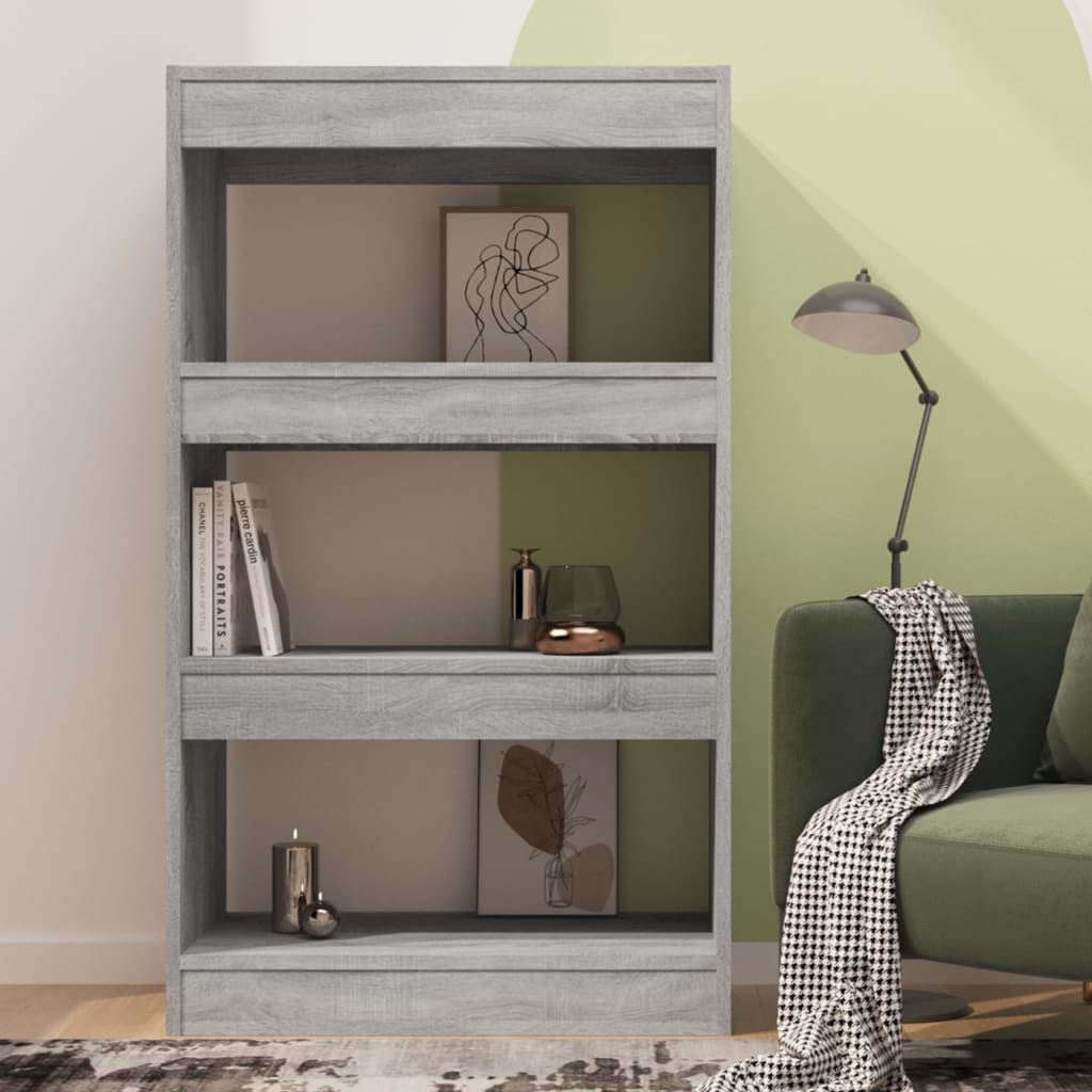 Bibliothèque/Séparateur de pièce Sonoma gris Bois d'ingénierie - XIOS