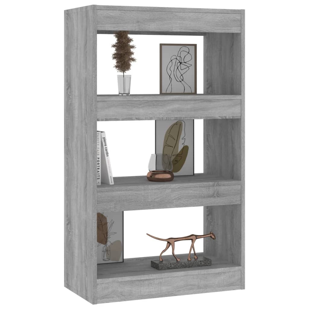 Bibliothèque/Séparateur de pièce Sonoma gris Bois d'ingénierie - XIOS