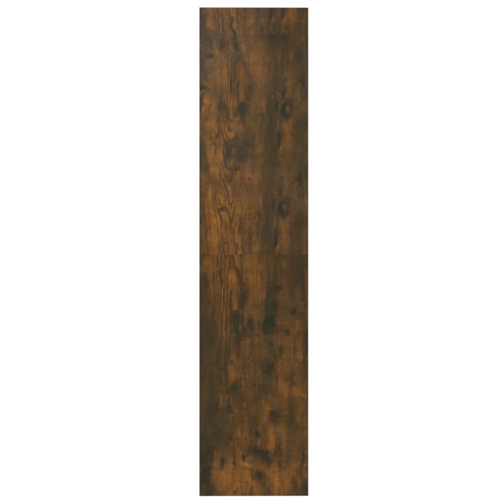 Bibliothèque/Cloison Chêne fumé 60x30x135 cm Bois d'ingénierie