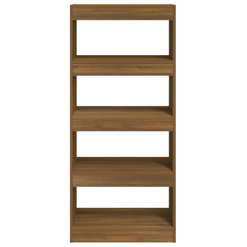Bibliothèque/Cloison Chêne marron 60x30x135cm Bois d'ingénierie - XIOS