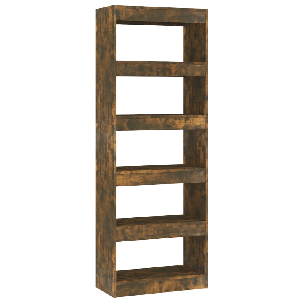 Bibliothèque/Séparateur de pièce Chêne fumé Bois d'ingénierie - XIOS