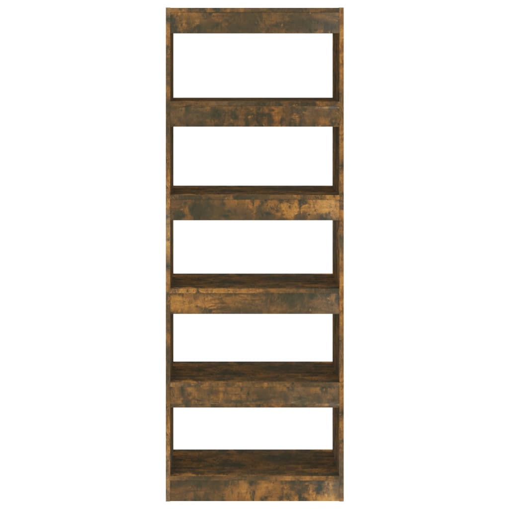 Bibliothèque/Séparateur de pièce Chêne fumé Bois d'ingénierie - XIOS
