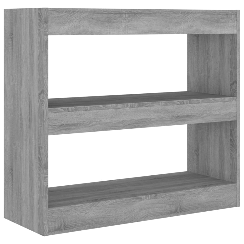 Bibliothèque/Séparateur de pièce sonoma gris 80x30x72 cm - XIOS