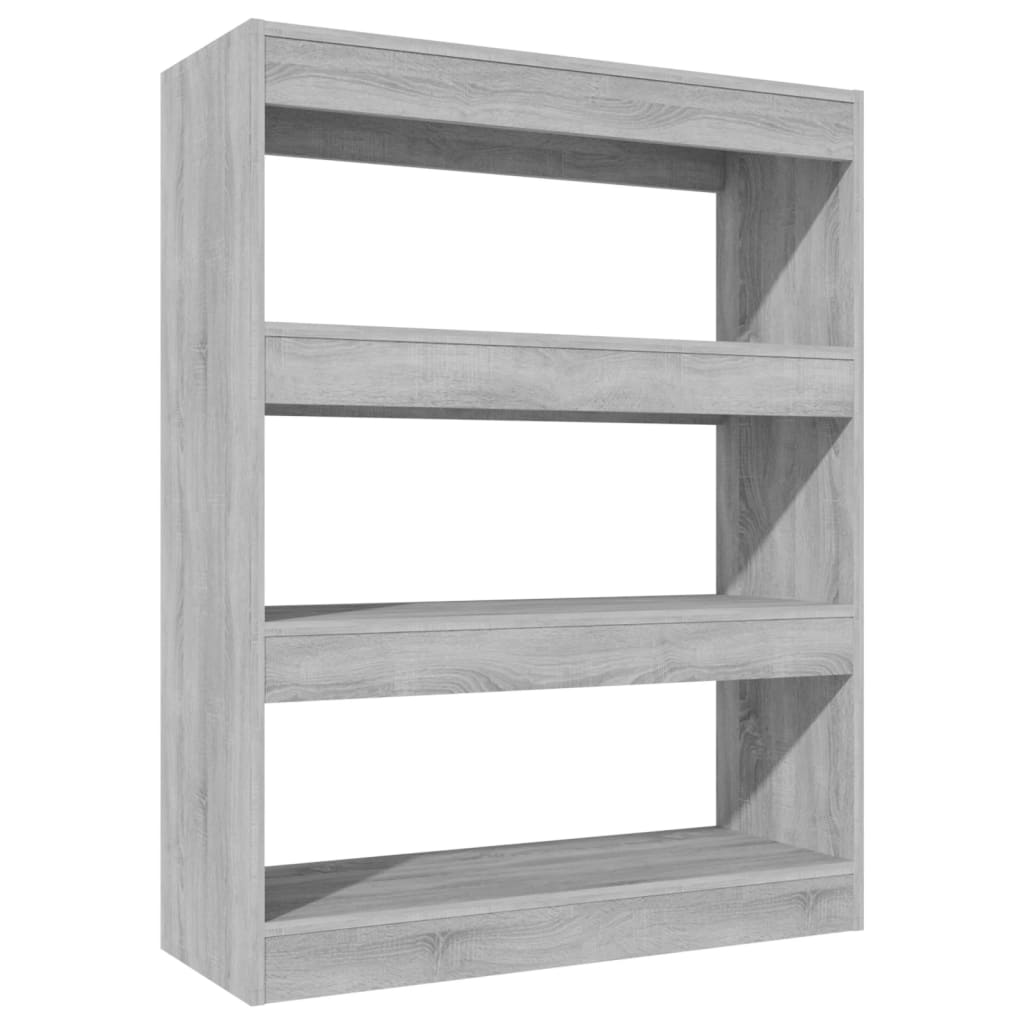 Bibliothèque/Séparateur de pièce sonoma gris bois d'ingénierie - XIOS