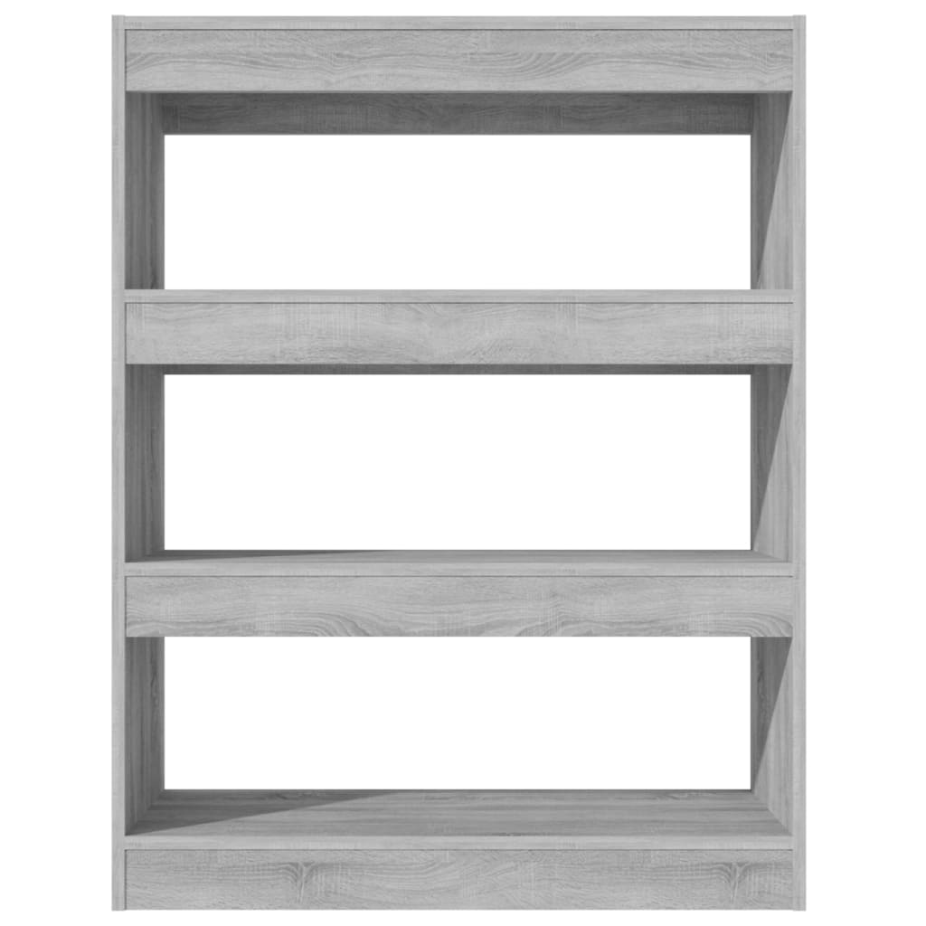 Bibliothèque/Séparateur de pièce sonoma gris bois d'ingénierie - XIOS