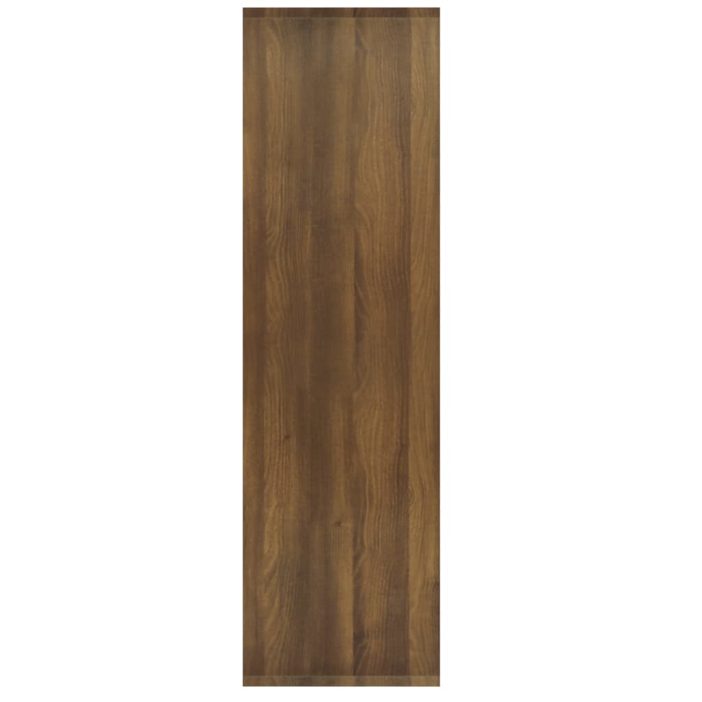 Bibliothèque/Séparateur de pièce chêne marron bois d'ingénierie - XIOS