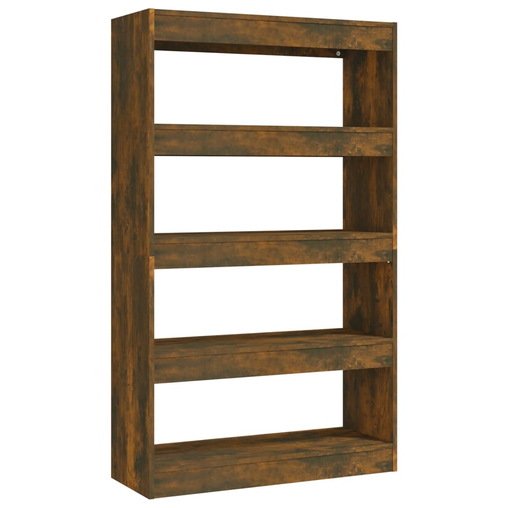 Bibliothèque/Séparateur de pièce Chêne fumé Bois d'ingénierie - XIOS