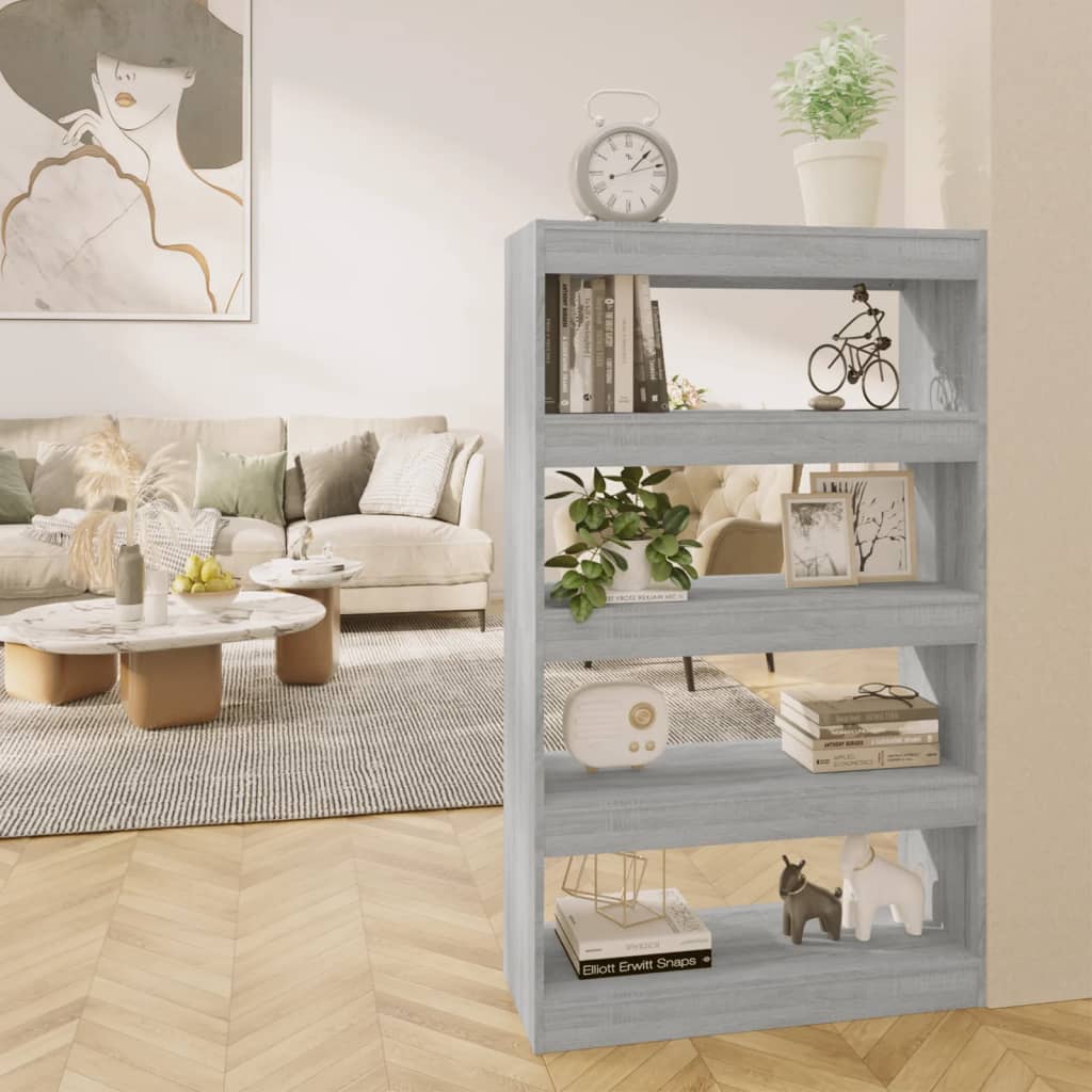 Bibliothèque/Séparateur de pièce Sonoma gris Bois d'ingénierie - XIOS