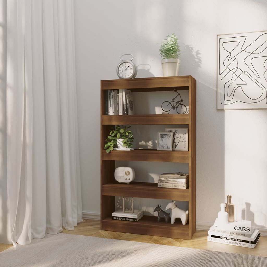 Bibliothèque/Séparateur de pièce Chêne marron Bois d'ingénierie - XIOS