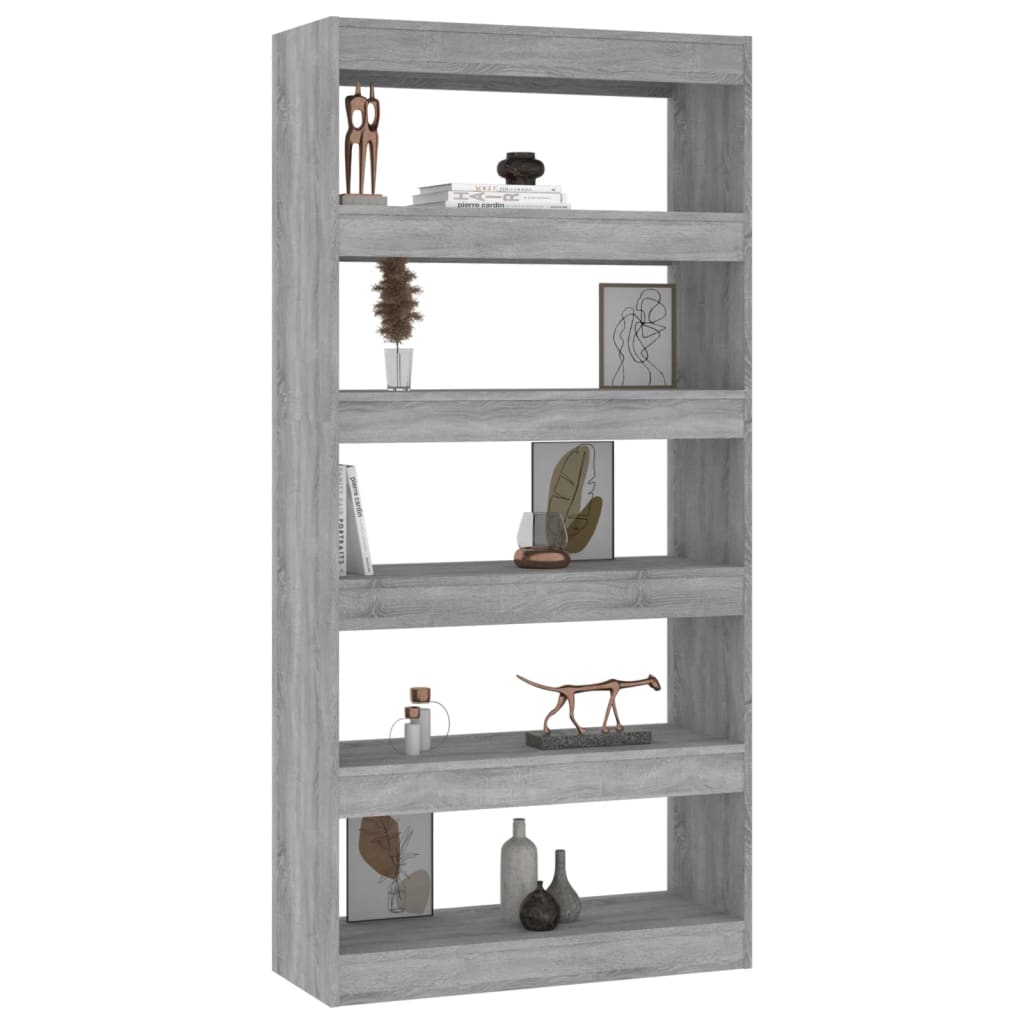 Bibliothèque/Séparateur de pièce Sonoma gris Bois d'ingénierie - XIOS