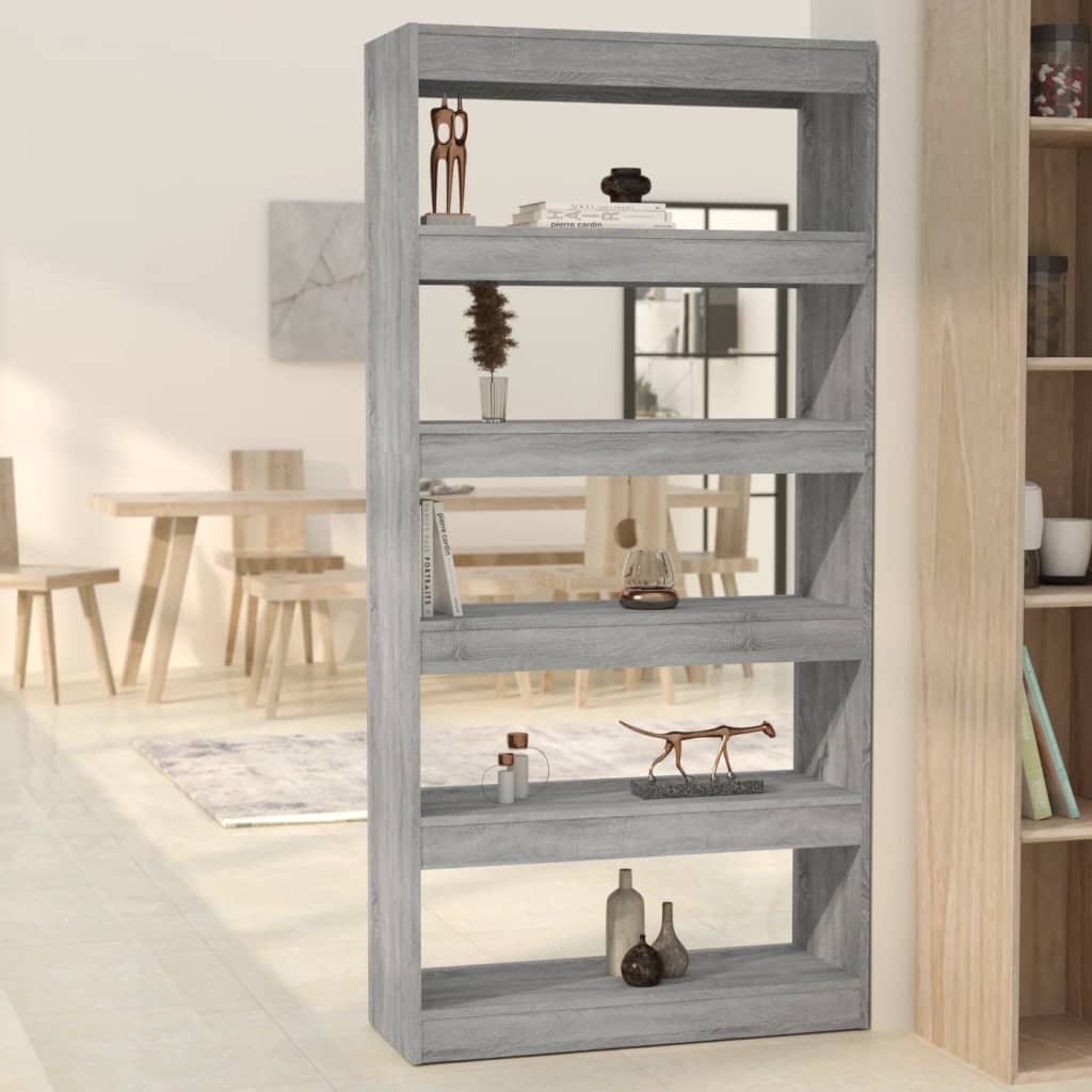 Bibliothèque/Séparateur de pièce Sonoma gris Bois d'ingénierie - XIOS