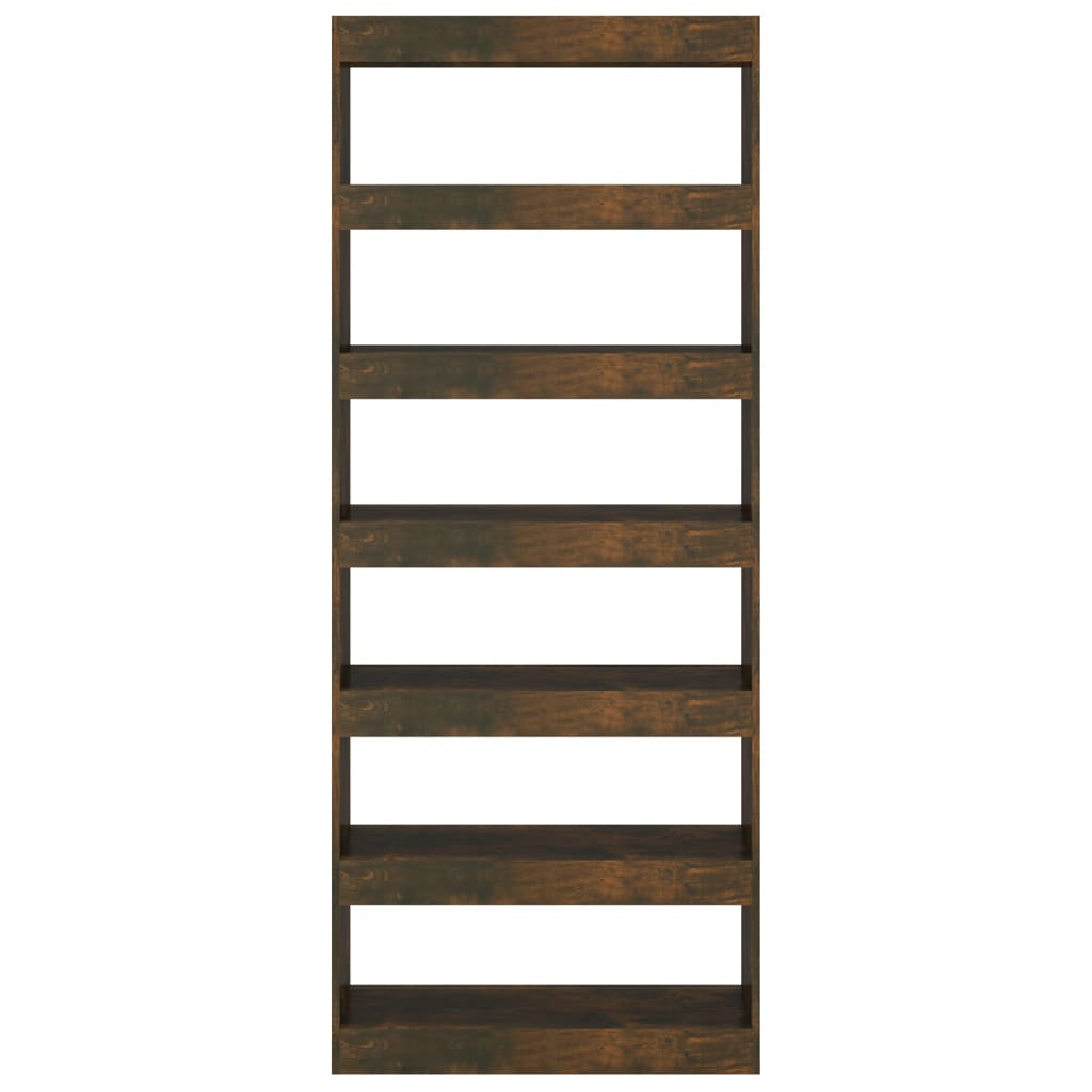 Bibliothèque/Séparateur de pièce Chêne fumé Bois d'ingénierie - XIOS