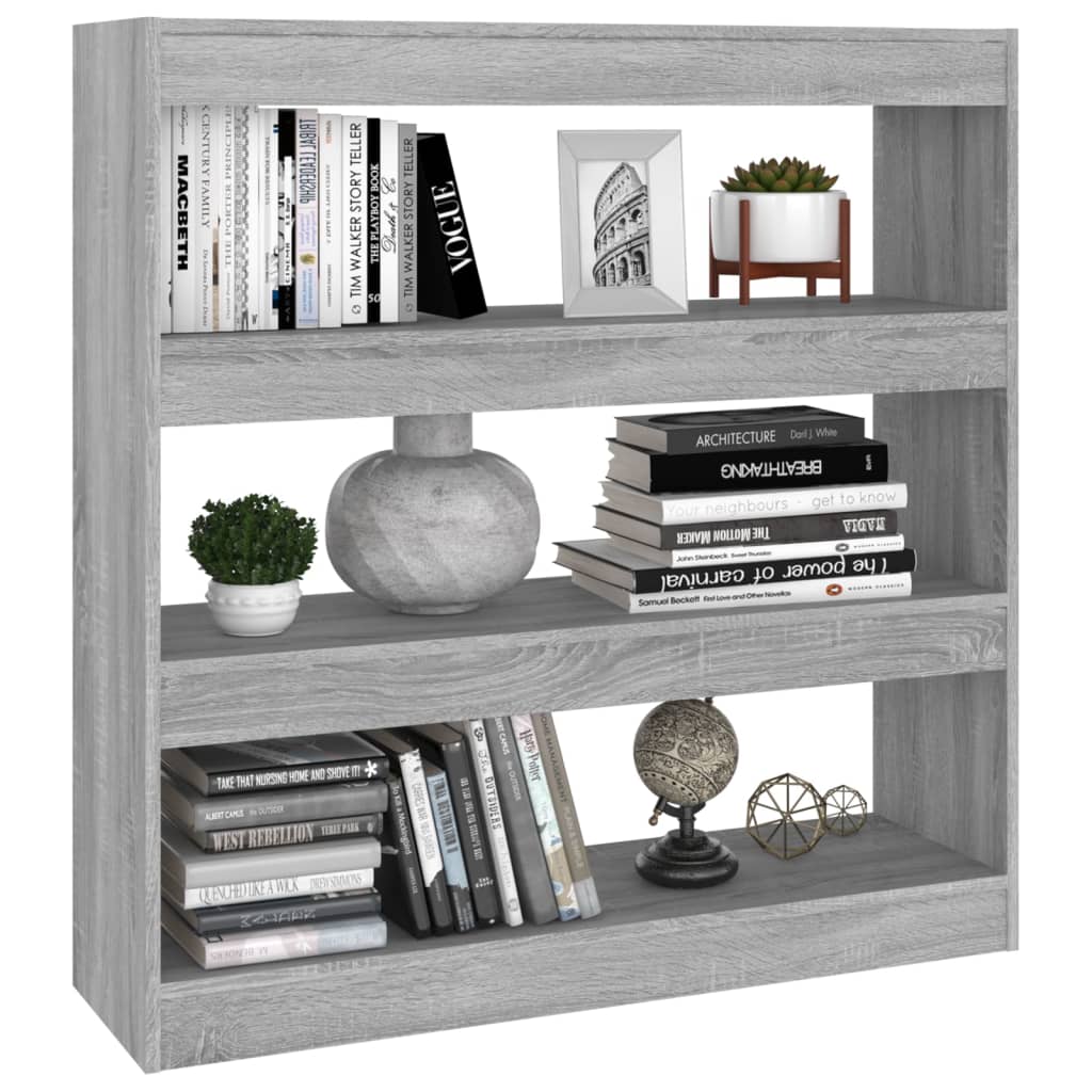 Bibliothèque/Séparateur de pièce sonoma gris 100x30x103 cm - XIOS