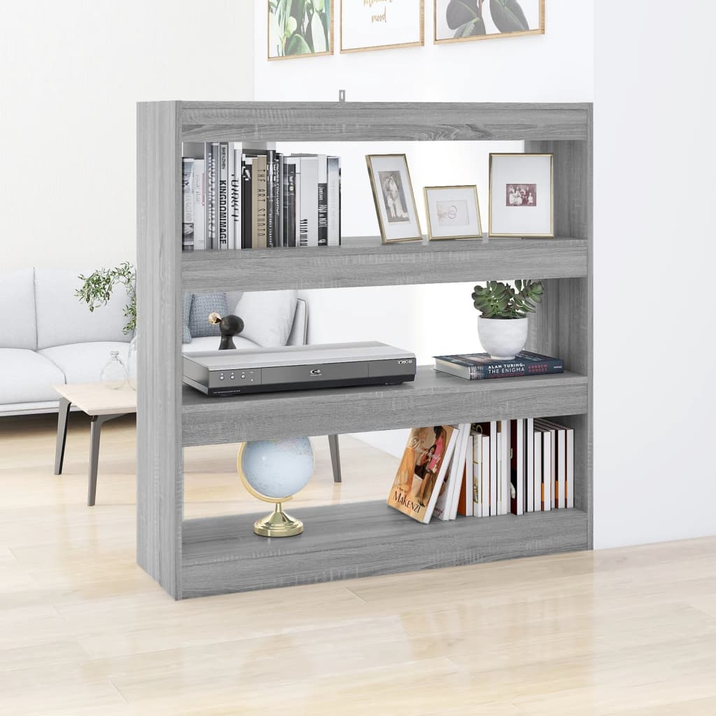 Bibliothèque/Séparateur de pièce sonoma gris 100x30x103 cm - XIOS