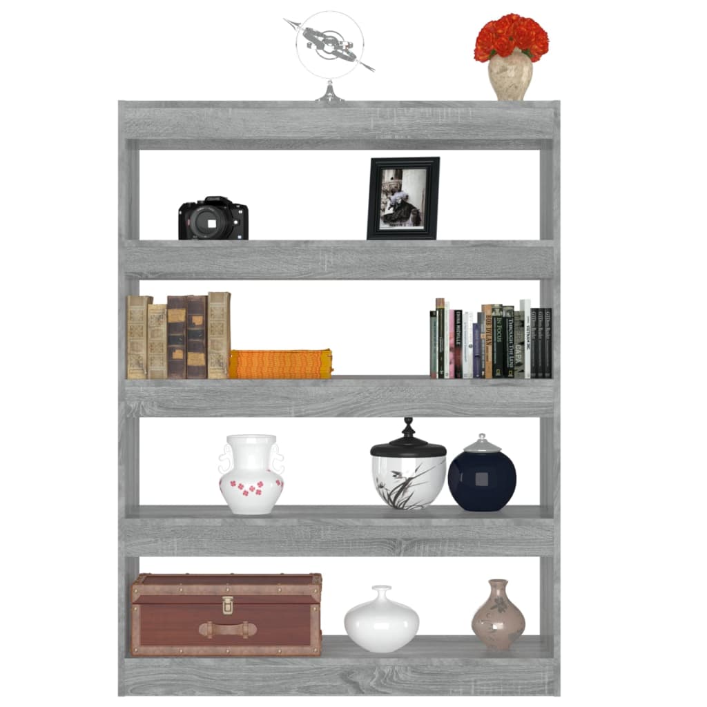 Bibliothèque/Séparateur de pièce sonoma gris 100x30x135 cm - XIOS