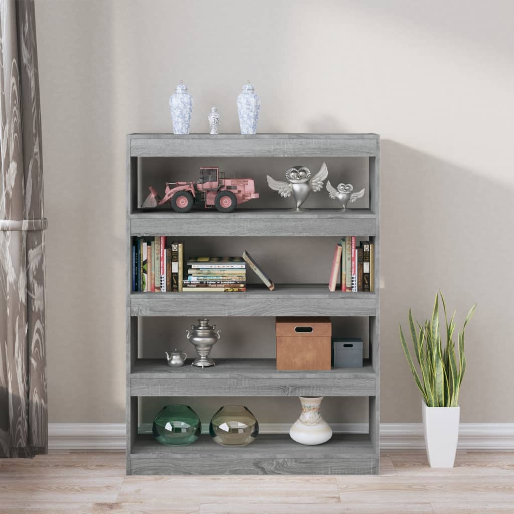 Bibliothèque/Séparateur de pièce sonoma gris 100x30x135 cm - XIOS
