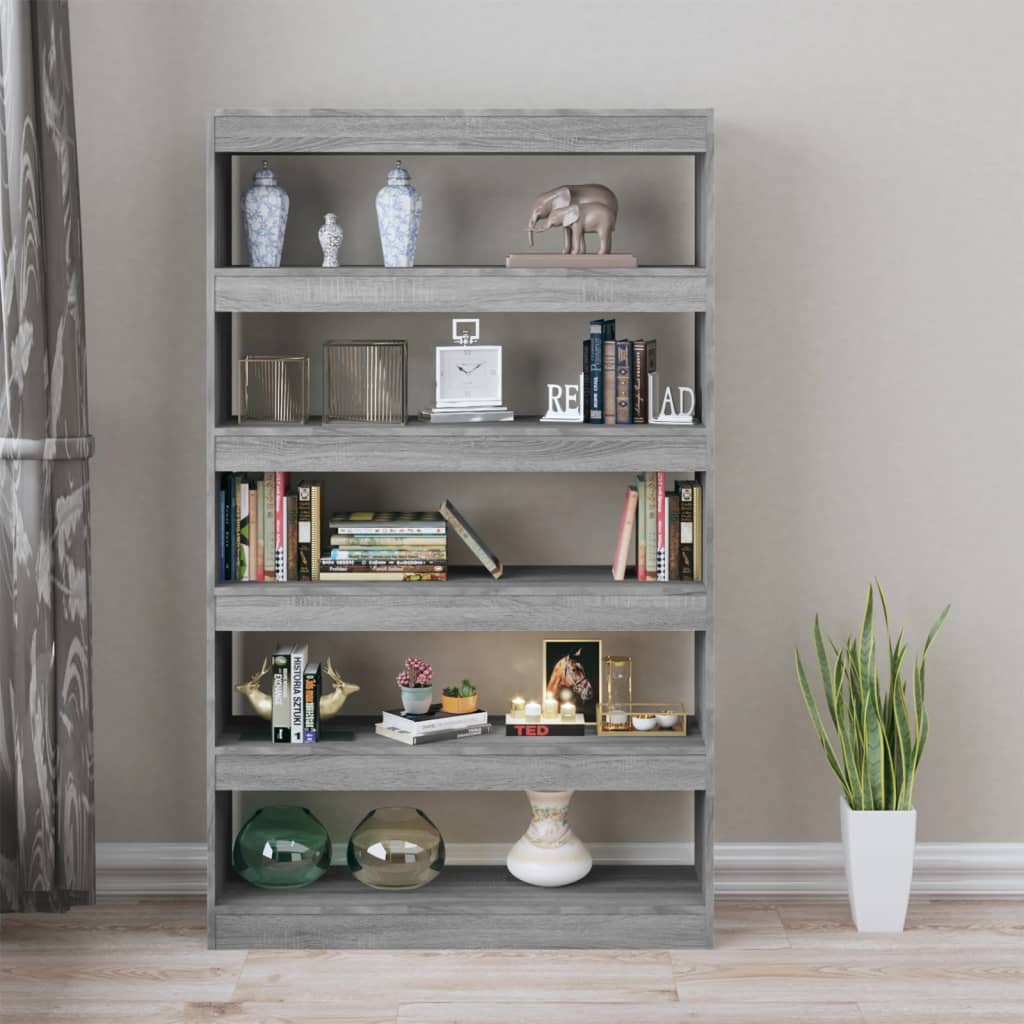 Bibliothèque/Séparateur de pièce sonoma gris 100x30x166 cm - XIOS