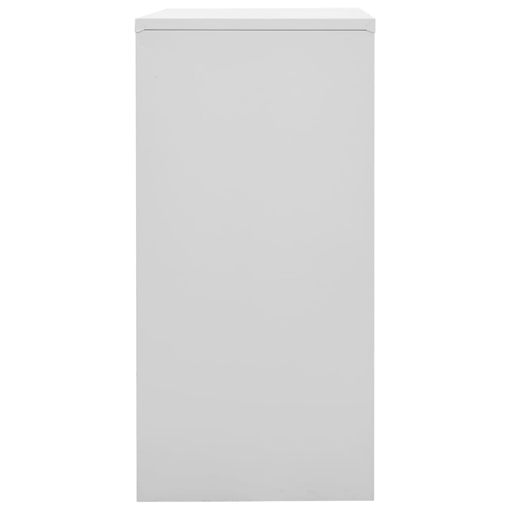 Armoires à casiers 2 pcs Gris clair et bleu 90x45x92,5 cm Acier - XIOS