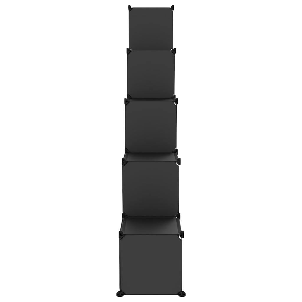 Cubes de rangement 15 pcs Noir PP - XIOS