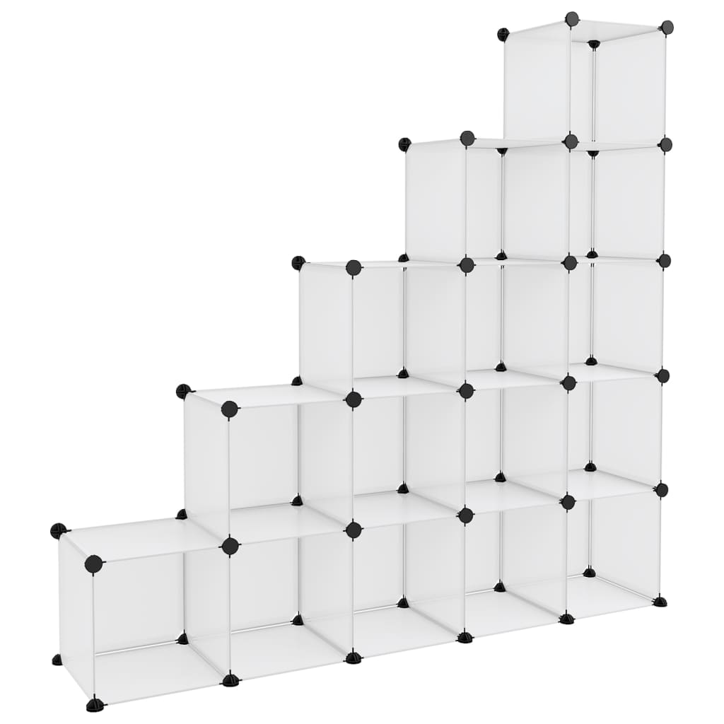 Cubes de rangement 15 pcs Transparent PP - XIOS