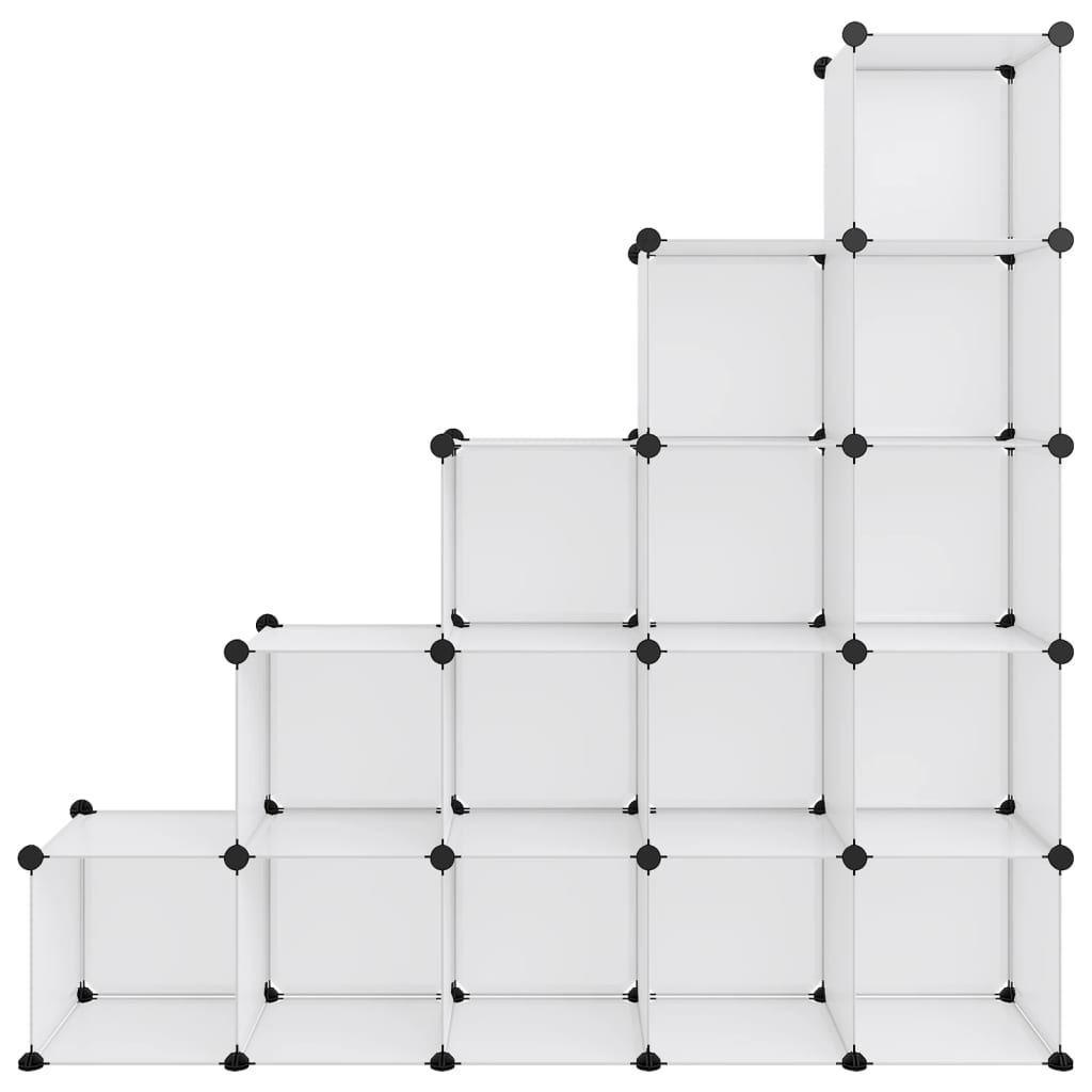 Cubes de rangement 15 pcs Transparent PP - XIOS
