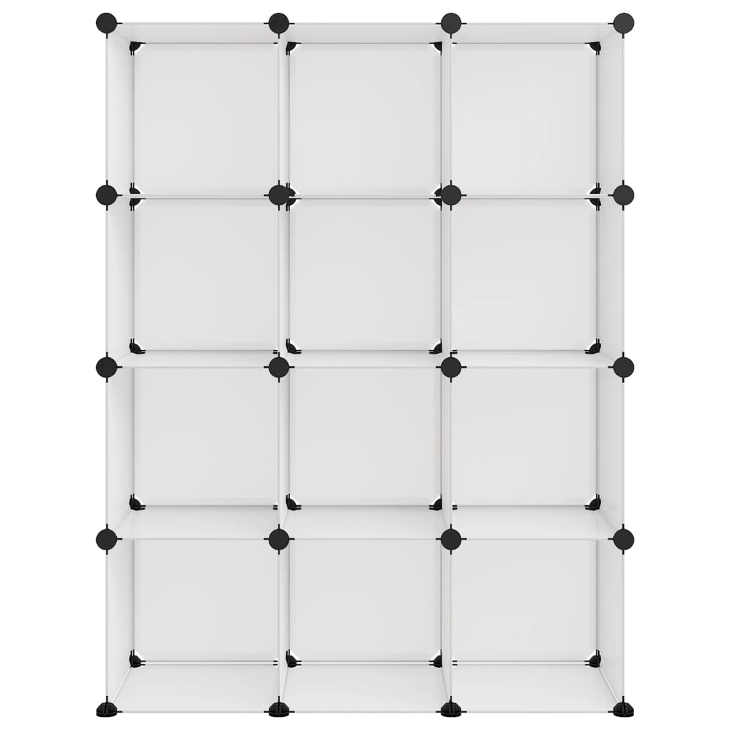 Cubes de rangement 12 pcs Transparent PP - XIOS