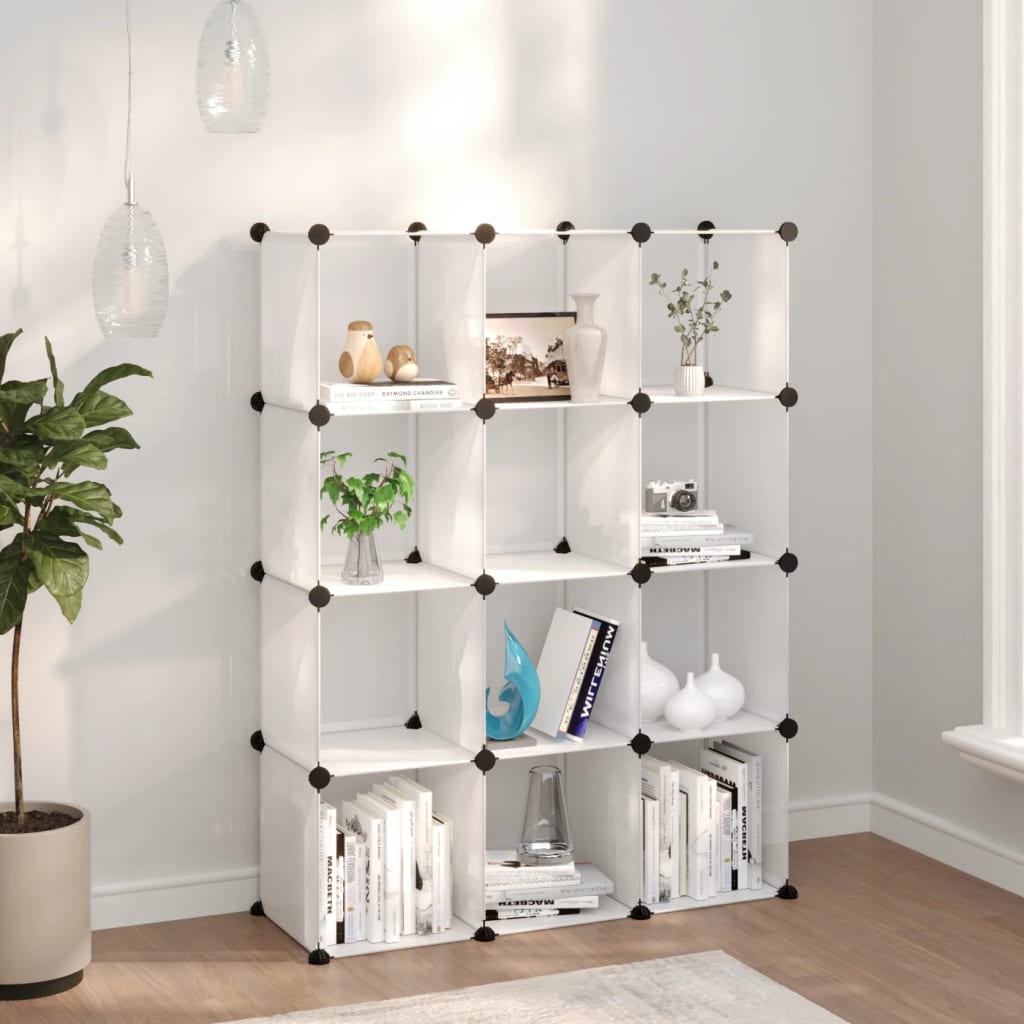 Cubes de rangement 12 pcs Transparent PP - XIOS
