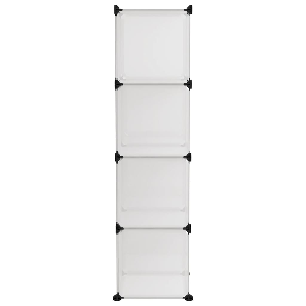 Cubes de rangement 9 pcs Transparent PP - XIOS