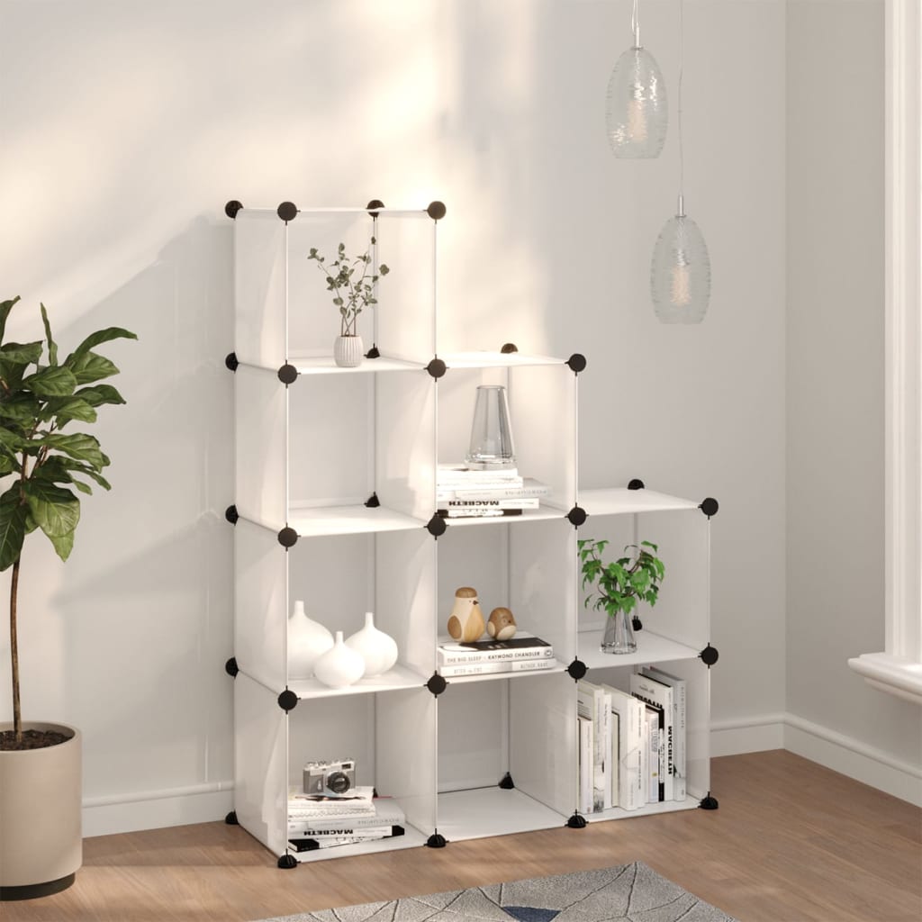 Cubes de rangement 9 pcs Transparent PP - XIOS